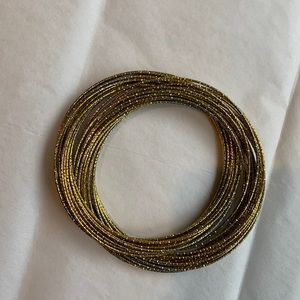 Gold & Silver Bunch Bracelet